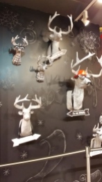 The Bay's Reindeer Wall